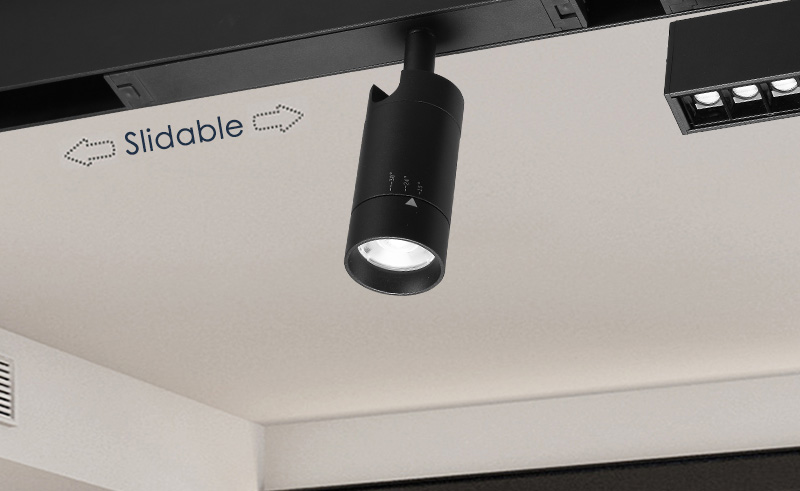 Slidable | Dimmable LED Track Light Bulbs With Smart Control System