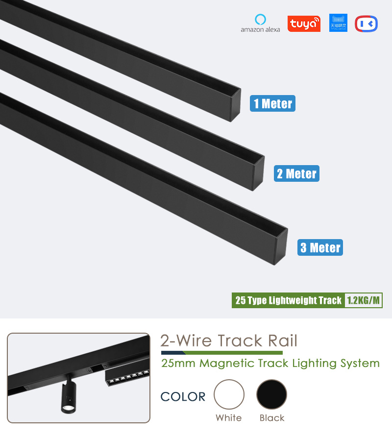 Magnetic Track And Accessories For Smart Track Lighting System