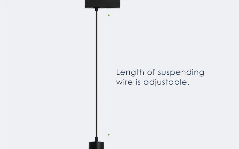 Suspending Cord | XYZ35 LED Pendant Lights For Track Lighting Systems