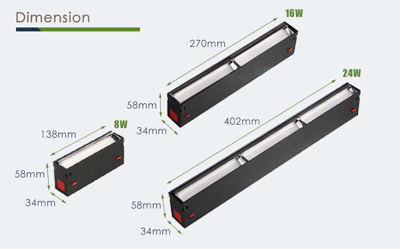 Dimension | XYZ35 Recessed Linear LED Wall Washer Light Systems