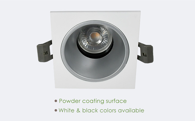 Surface Finish | YZ5625 LED GU10 downlight manufacturer