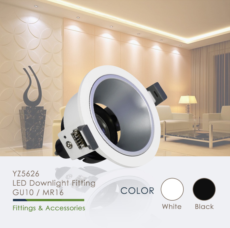 YZ5626 LED GU10 Light Fittings Manufacturer