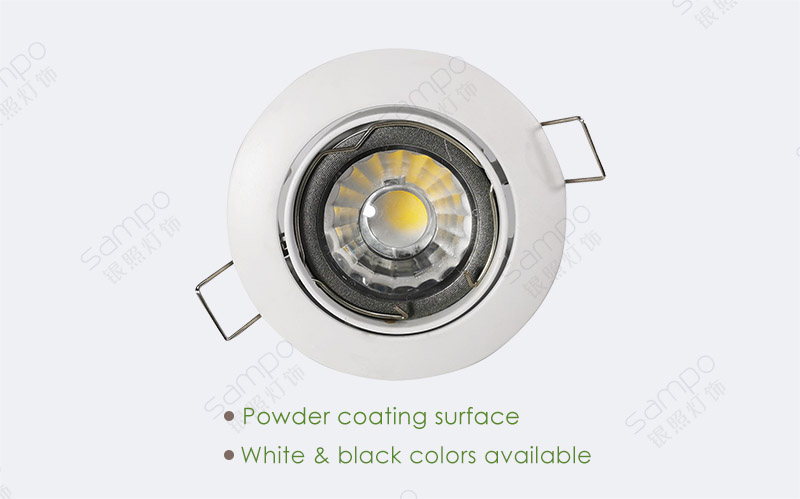 Surface Finish | YZ5636 Recessed GU10 LED Light Fittings