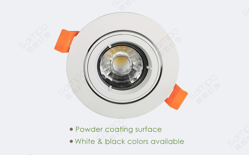 Surface Finish | YZ5604 Round GU10 LED Downlight Fitting