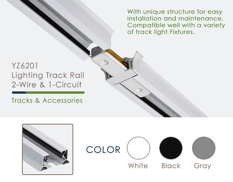 YZ6201 Lighting Track Rail Systems