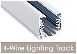 4-Wire LED Track Light Rail