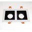 YZ5646 Double Head MR16 Grille Downlight Fitting