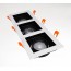 YZ5647 Triple Head GU10 MR16 Grille Down Light Fitting
