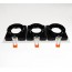 YZ5647 Triple Head GU10 MR16 Grille Down Light Fitting