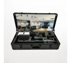 Showcase for magnetic track lighting system