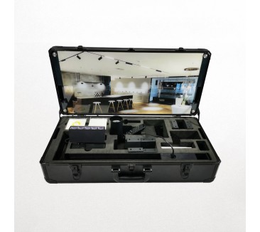 Showcase for magnetic track lighting system