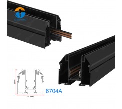 48V Stretch Ceiling Lighting Aluminum Profile