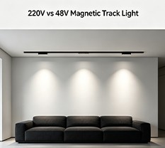220V Magnetic Grille Light vs 48V Low Voltage Magnetic Linear Light: Safety, Installation & Cost Differences 220V Magnetic Grille Light vs 48V Low Voltage Magnetic Linear Light: Safety, Installation & Cost Differences
