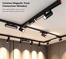 25mm 220V High Voltage Magnetic Track Light | Complete Fixture Range For Commercial Lighting
