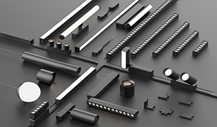 48V 26mm Ultra Thin Magnetic Track Light System（Right Angle）
