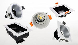 GU10 MR16 LED Downlights & Fittings（Aluminum/Iron）
