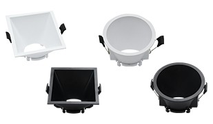 GU10 MR16 LED Downlights & Fittings（Plastic)