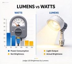 Lumens vs Watts: What’s the Difference for Commercial LED Lighting Projects