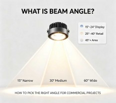 What Is Beam Angle in LED Lighting? How to Pick Right Beam Angle for Commercial Projects What Is Beam Angle in LED Lighting? How to Pick Right Beam Angle for Commercial Projects