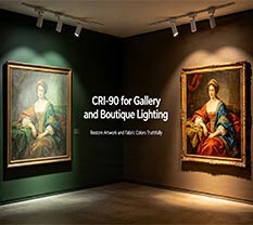 Why CRI‑90 Is A Must‑Have For Clothing Boutiques and Gallery Track‑Lighting