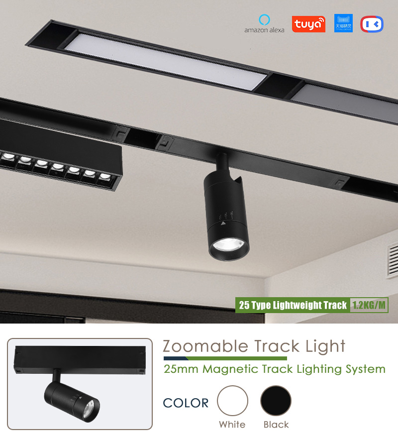 Dimmable LED Track Light Bulbs With Smart Control System