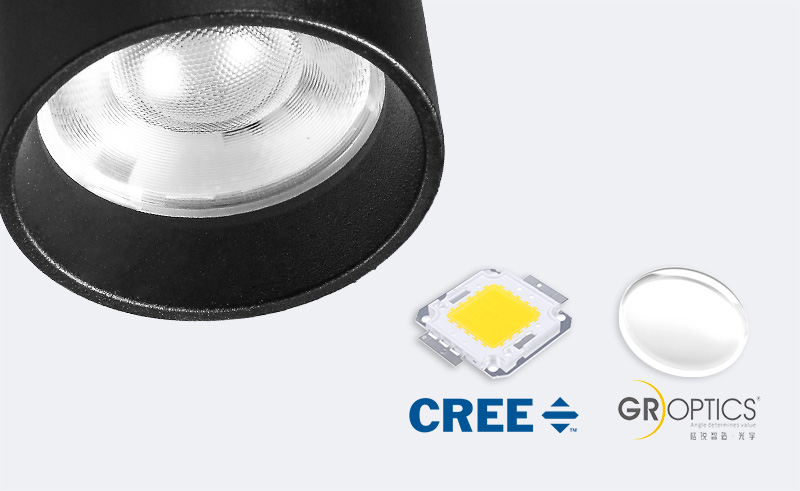 COB Chips | XYZ35 Dimmable LED Track Lighting Heads And Systems