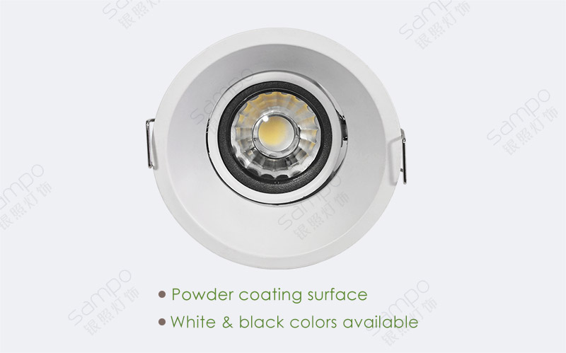 Surface Finish | YZ5601 Round GU10 Spotlight Fitting