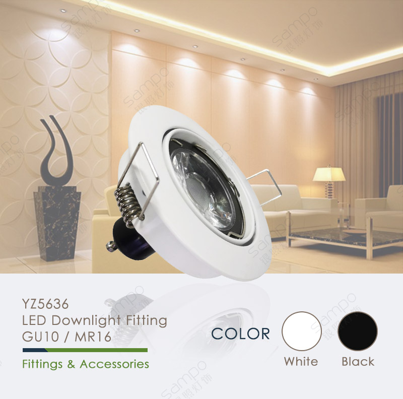 YZ5636 Recessed GU10 LED Light Fittings