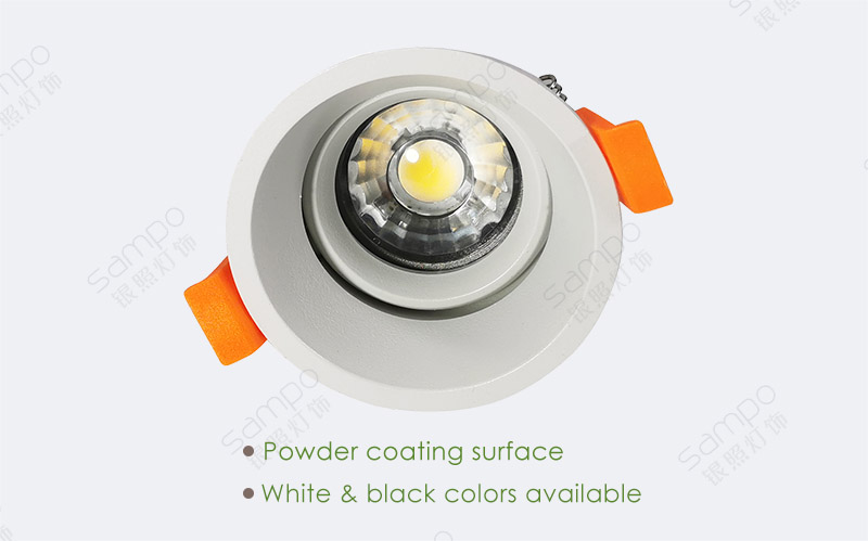 Surface Finish | YZ5638 Deep GU10 Downlight Fitting