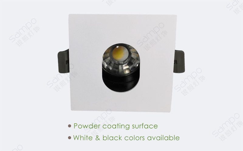 Surface Finish | YZ5617 GU10 Wall Washer Downlight Manufacturer