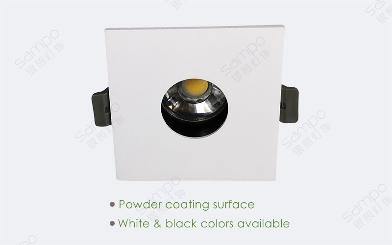 Surface Finish | YZ5619 GU10 Downlight Holder And Fitting