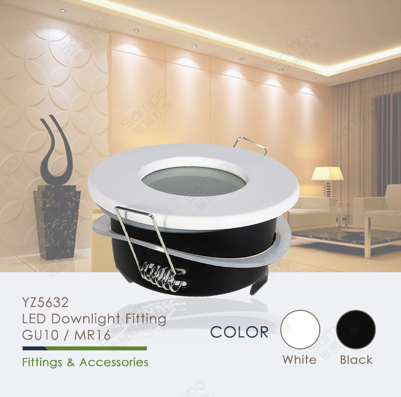 YZ5632 LED GU10 Downlights And Light Fittings For Bathroom