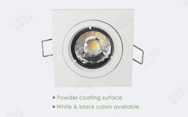 Surface Finish | YZ5605 Square 240V GU10 LED Downlights