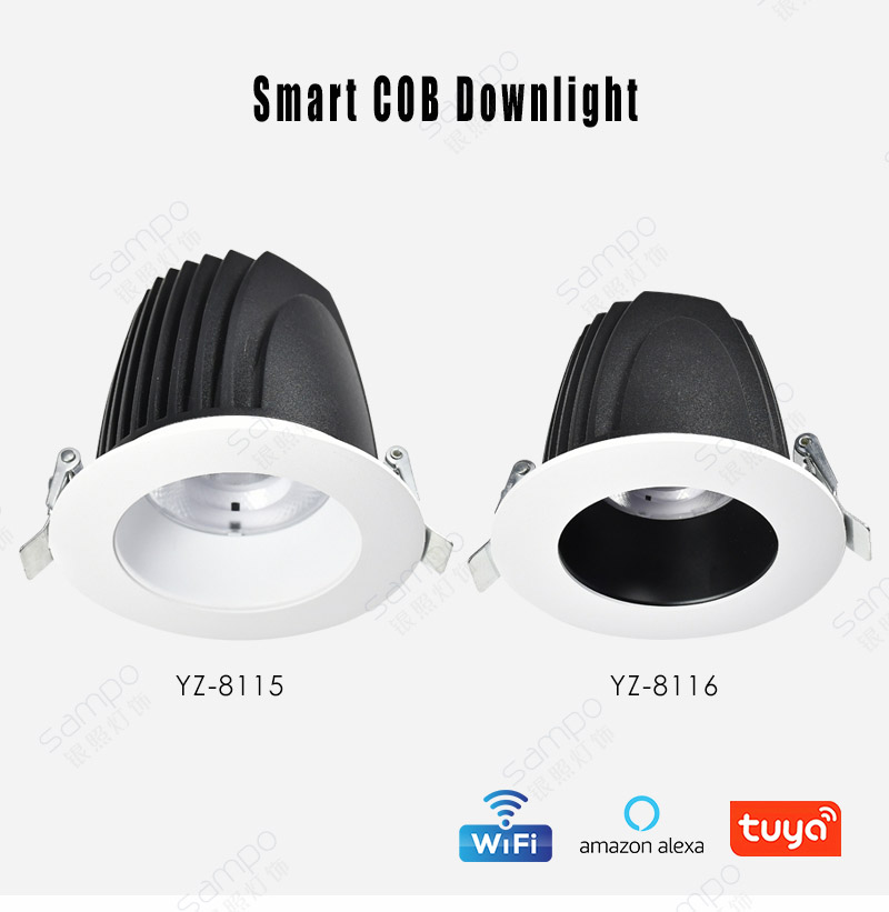 YZ8116 Ceiling Recessed 7W 12W COB LED Downlights