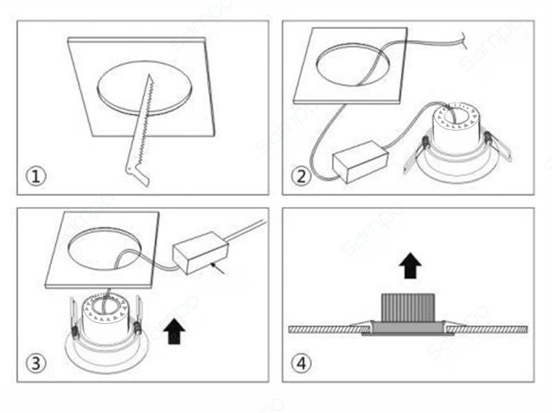 Installation Manual | YZ8120 Ceiling LED Downlights And Fittings