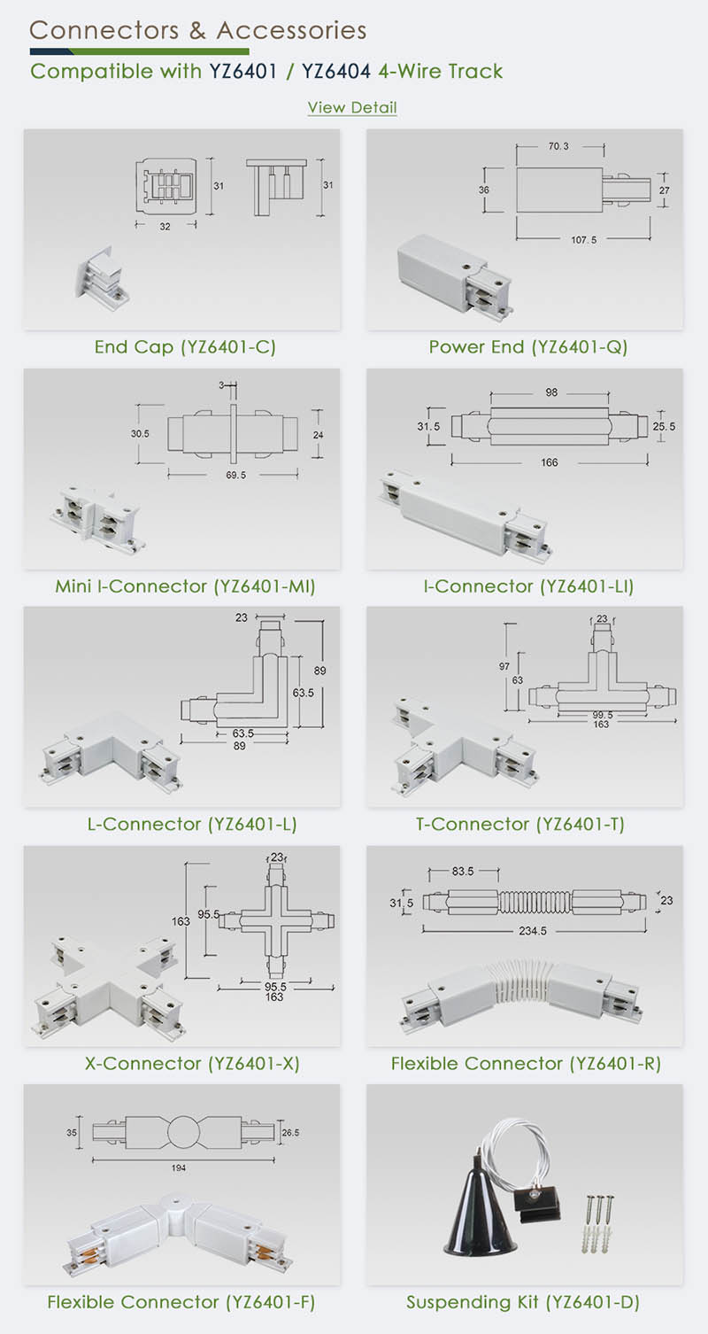 Accessories | LED Light Track Systems