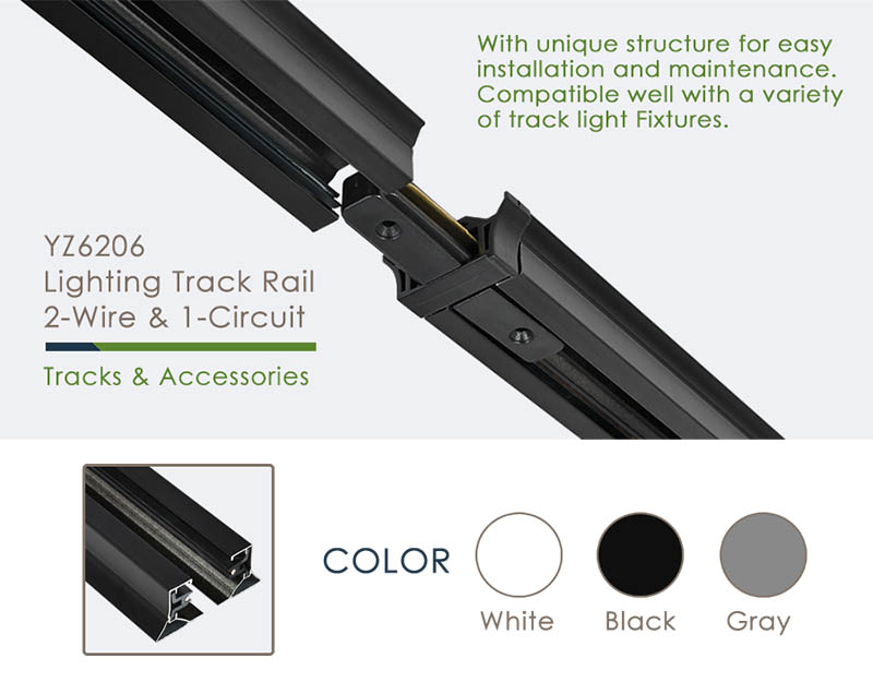 YZ6201 Lighting Track Rail Systems