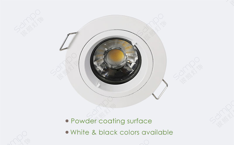 Surface Finish | YZ5627 Round MR16 LED Spot Light Fixture