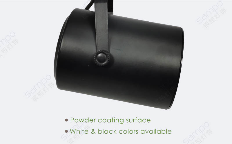 Surface Finish | YZ5107 PAR30 Flat Back Cylinder Track Light Fixtures