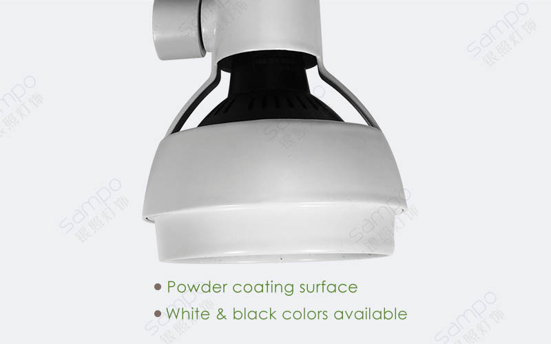 Surface Finish | YZ5108 PAR30 Gimbal Ring Track Light Fixture Heads