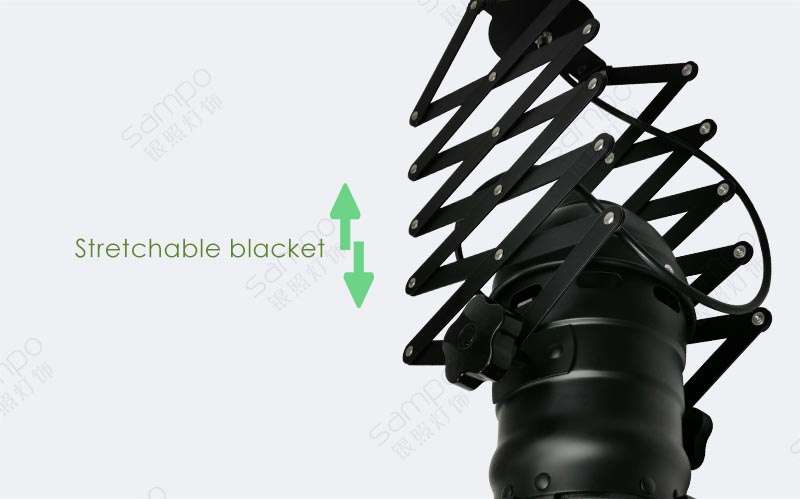 Stretchable Brackets | YZ5504 E27 PAR30 Studio Track Light Fixtures