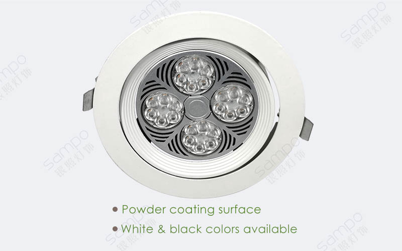 Surface Finish | YZ5205 PAR30 LED Downlight Fixtures