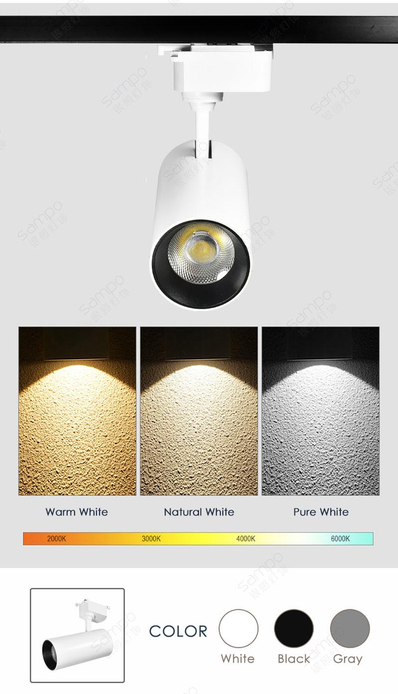 COB Chips | YZ7105 10W 20W 30W LED Track Lighting Heads