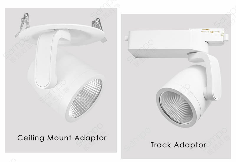Adaptors | YZ7210 25W 35W Ceiling Mounted LED Track Lighting Fixtures