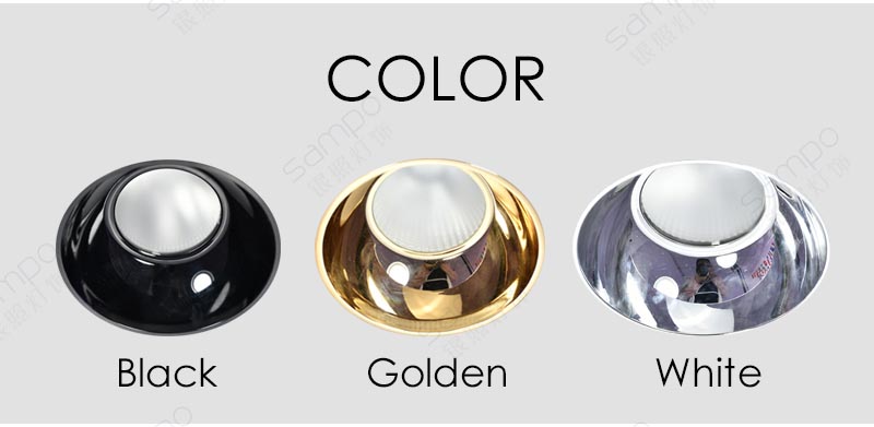 Reflector Colors | YZ8300-8303 LED Surface Mounted Cylinder Downlights