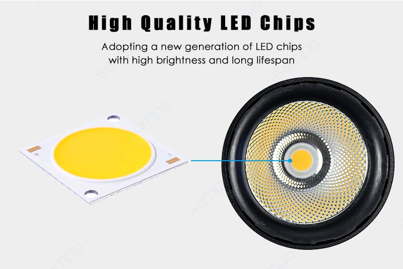 COB Chips | YZ7103 Best Modern Track Lighting For Living Room