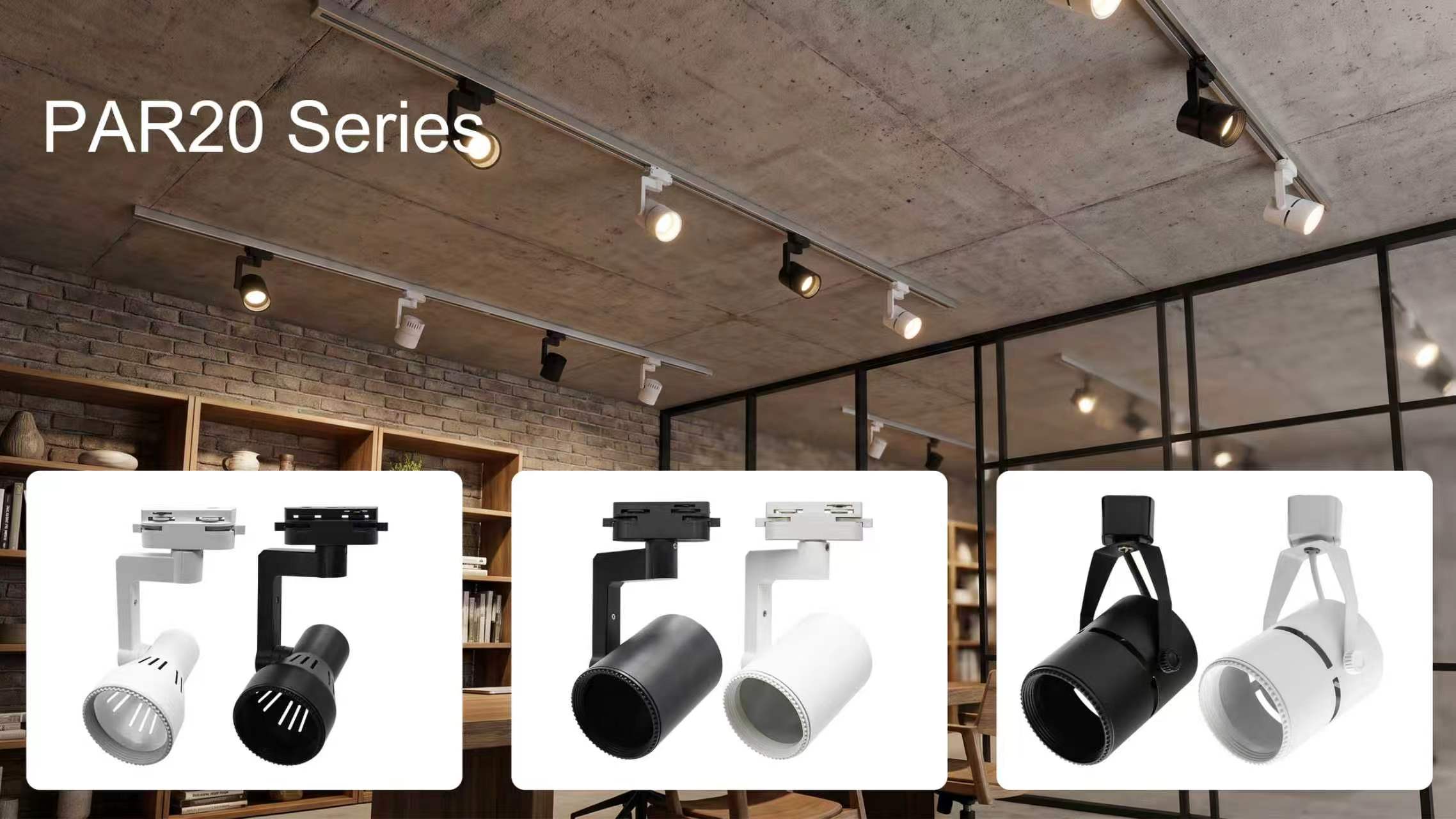 YZ53 Series PAR20 Track Light Housing