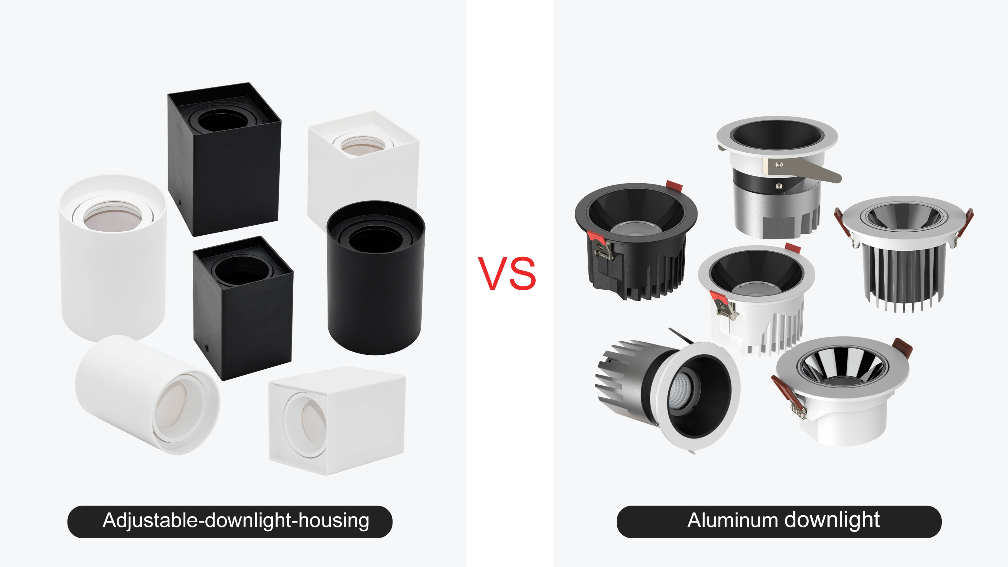 Adjustable-downlight-housing