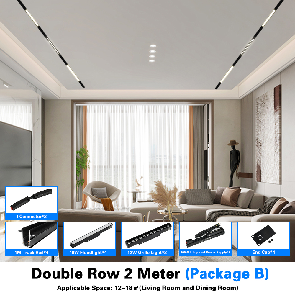 48V magnetic track light