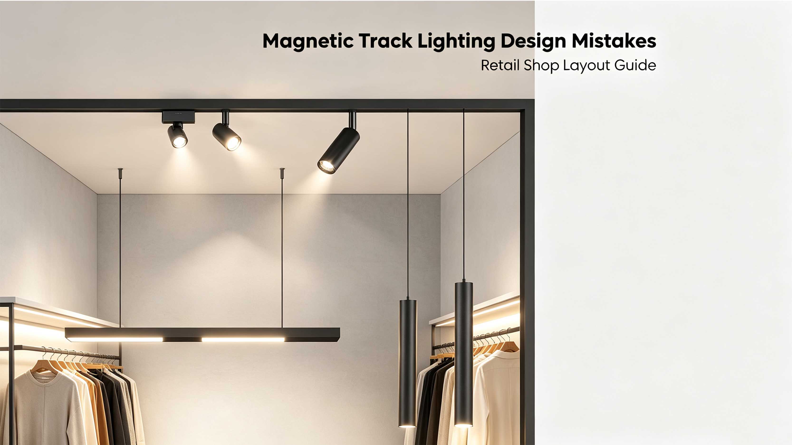 Magnetic Track Lighting Layout Mistakes For Retail Projects